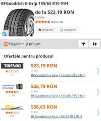 Cauciucuri BF GOODRICH  G-Grip NOI 195/65 r15