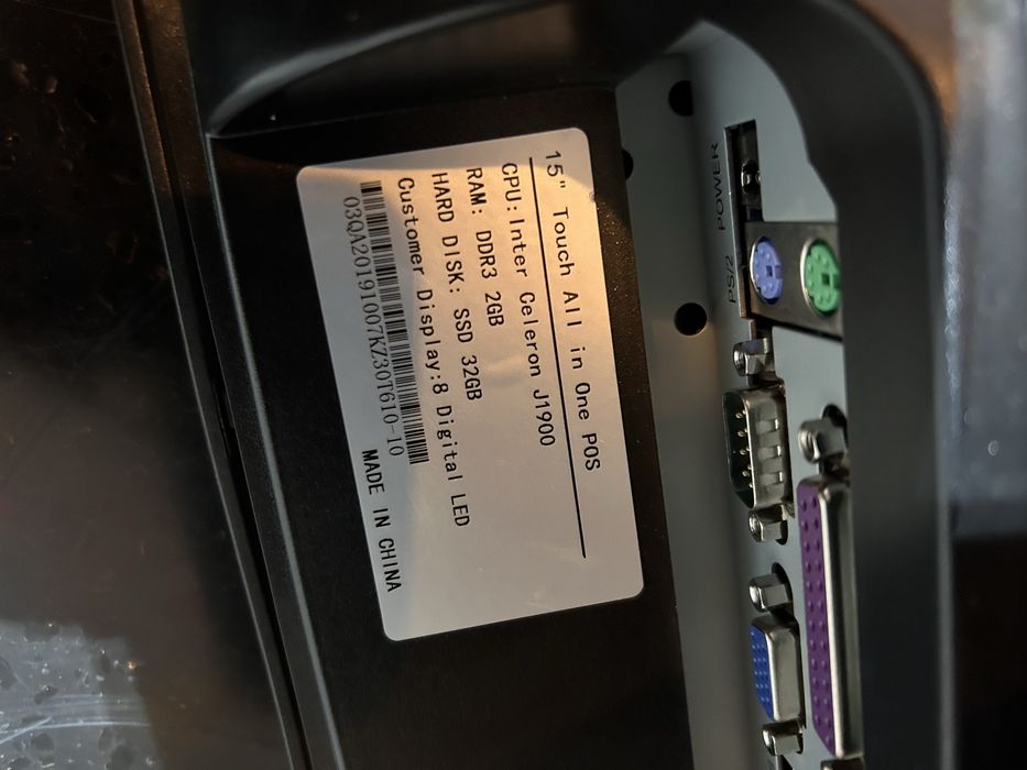 Сенсорный монитор для кофейни