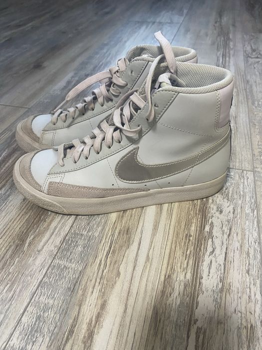 Nike кожени високи сникърси