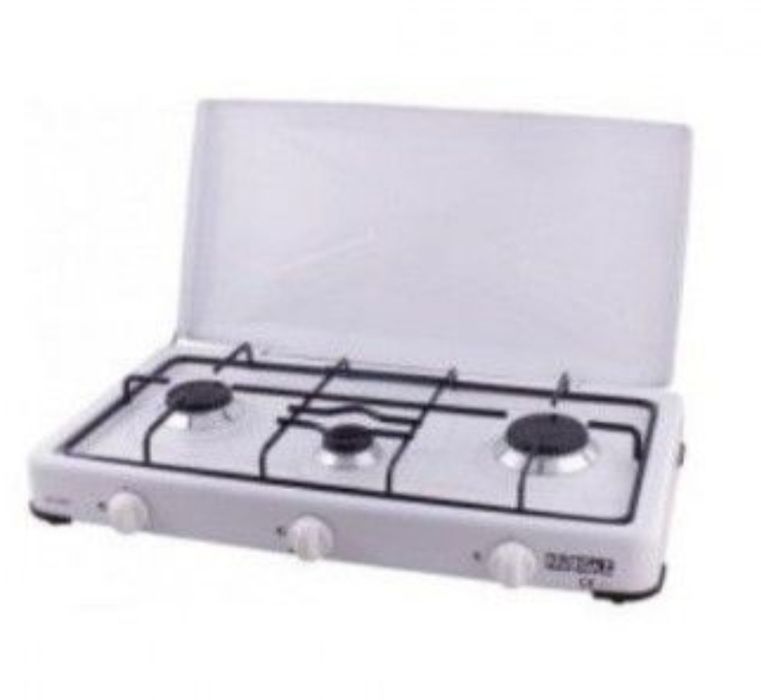 Aragaz 3 ochiuri, fara cuptor, cu capac, ideal camping, rulota.