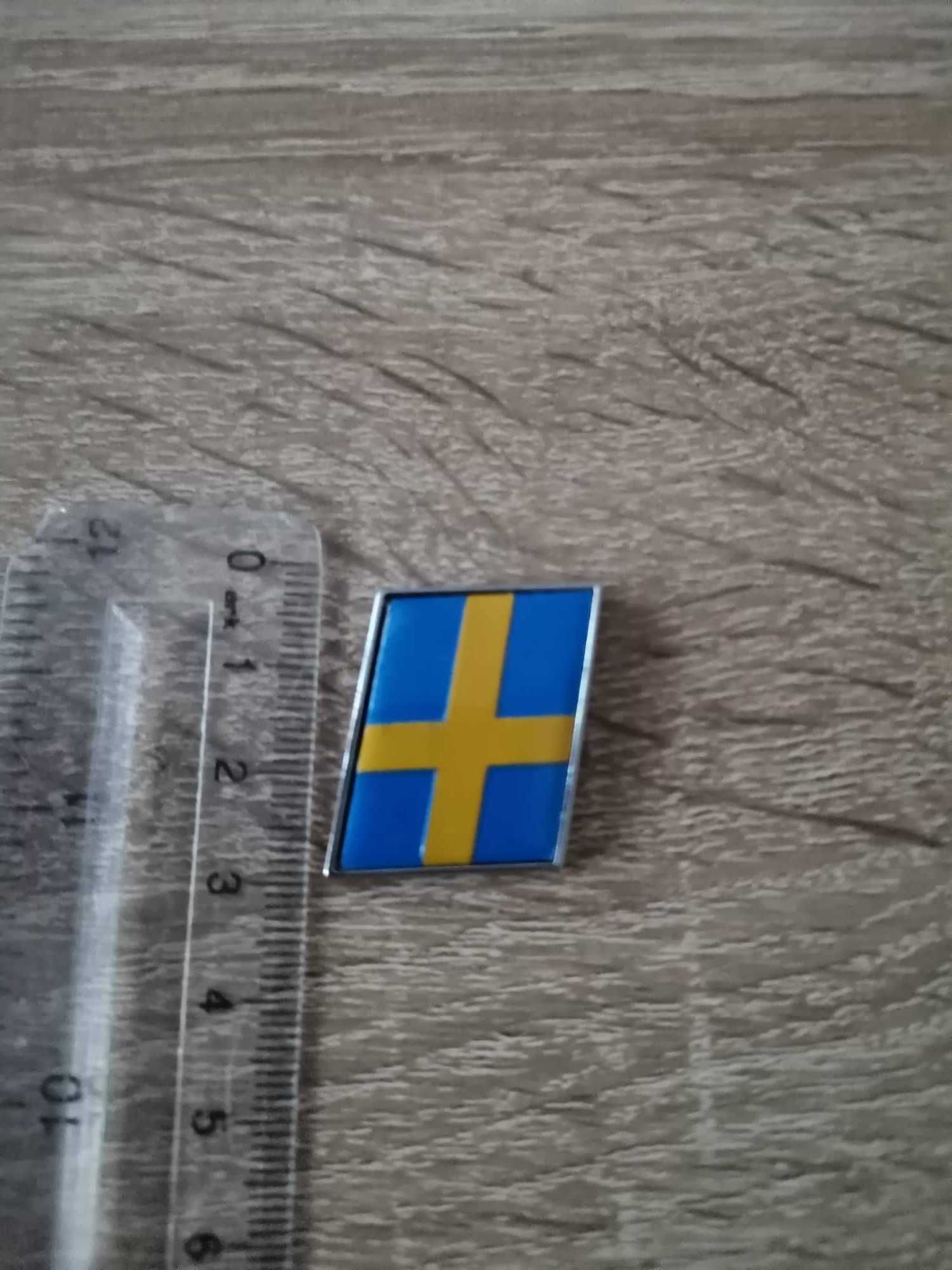 метална емблема шведски флаг за Волво Volvo