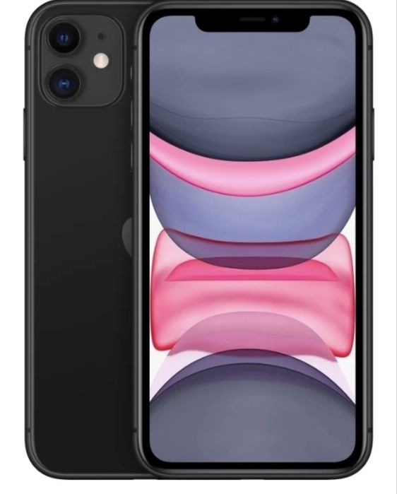 IPhone 11 128 gb black- 85000 тг
