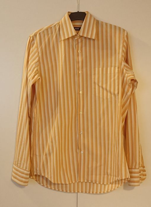 Cămașă elegantă bărbați Hugo Boss, 100% bumbac, mărime guler 39