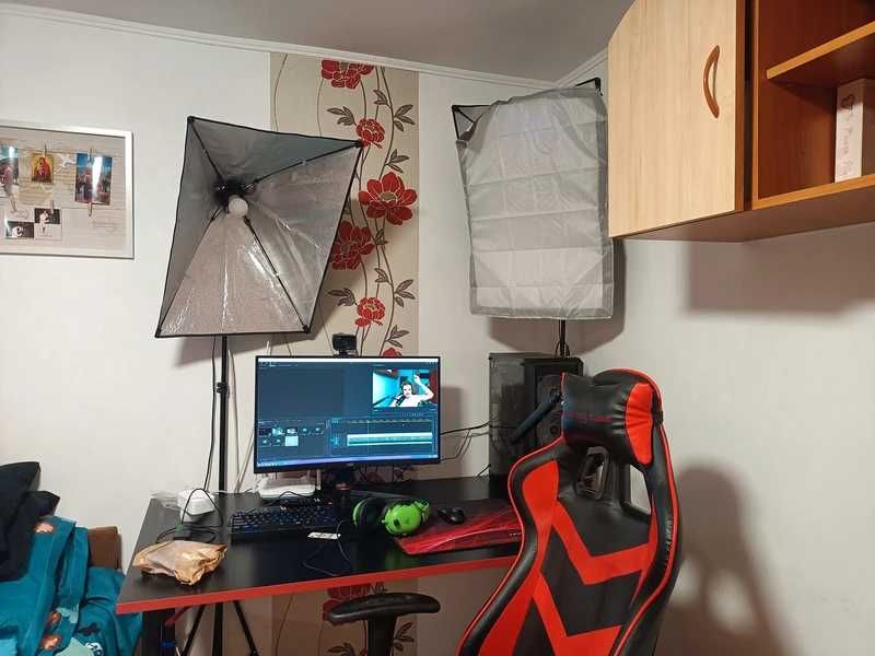 Vand Set 2 Softbox-uri in Stare Excelenta