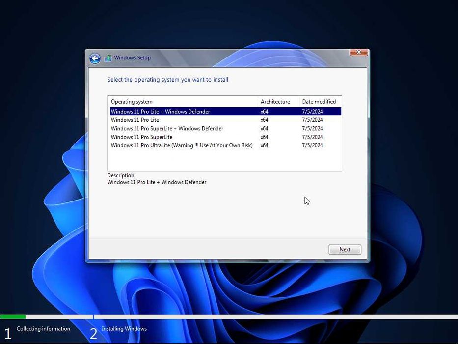 Instalez  Windows 11 Pro, cu drivere