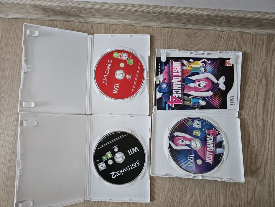 Just dance 1,2 si 4 Wii