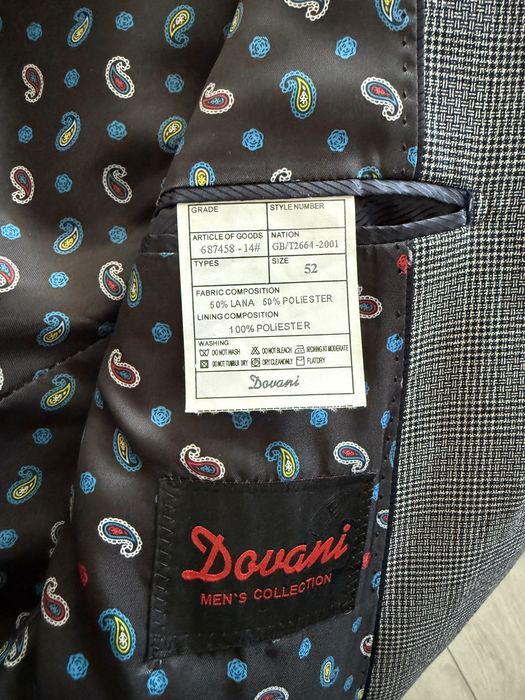 Sacou elegant bărbătesc – gri cu model fin, stare excelentă