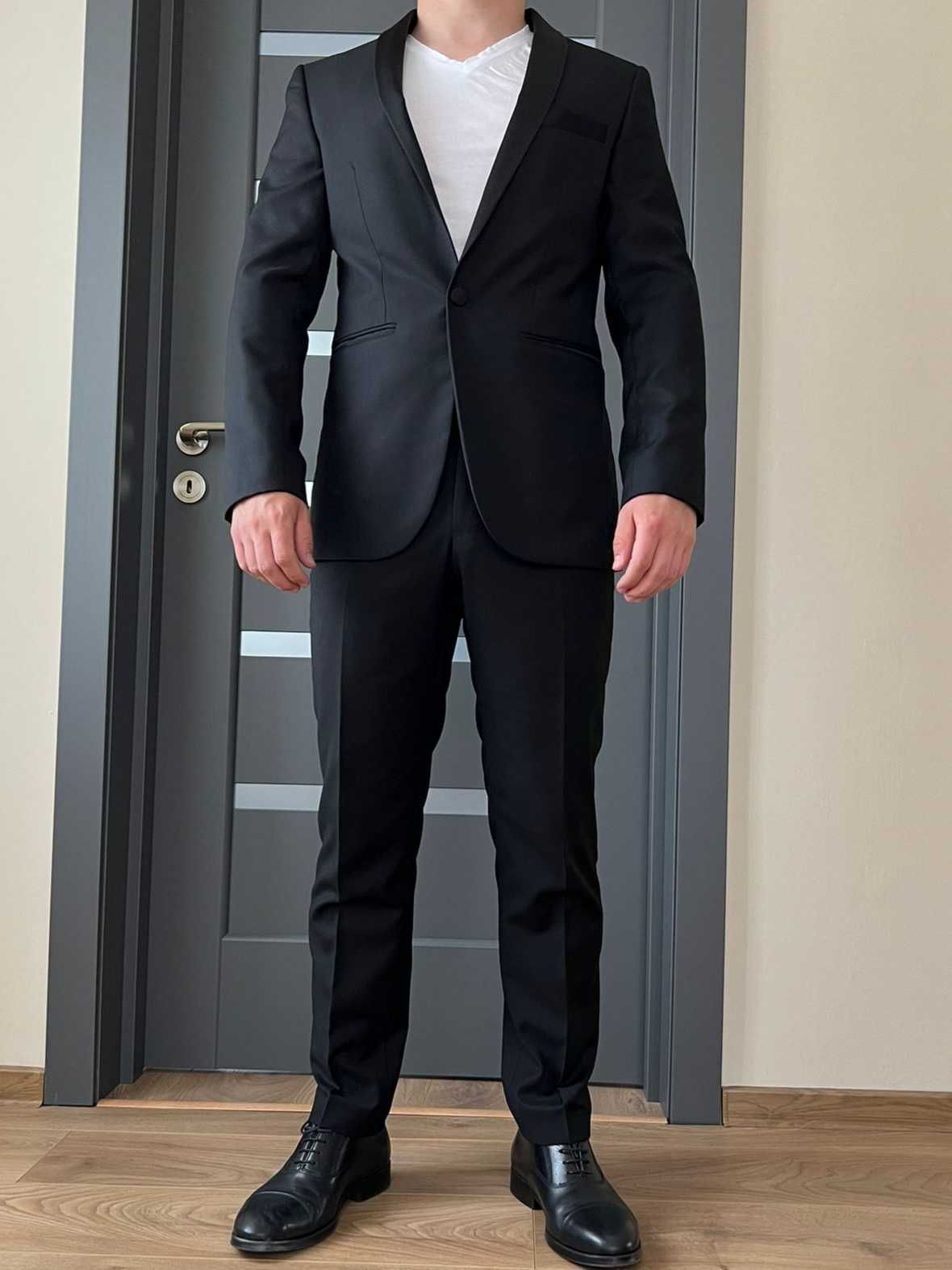 Costum de copii / adolescenti / tineri SlimFit - Black Tuxedo