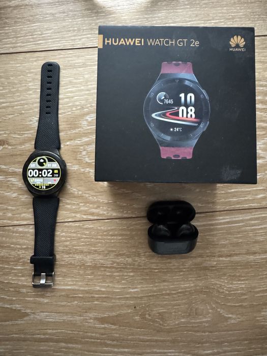 Huawei watch GT 2e + слушалки Леново подарък
