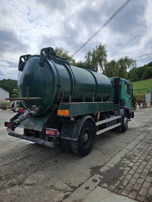Vidanja/cisterna cu umplere/împrăștiere apa  Man 19.343 Demag