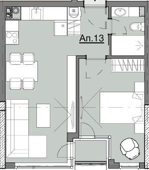 Продава се Двустаен апартамент в София, Малинова долина - 57 кв.м за 2390 €/кв.м - Снимка #2