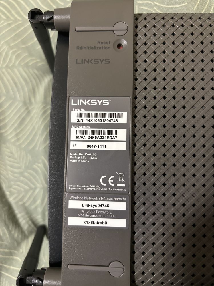 Linksys EA6100 безжичен рутер