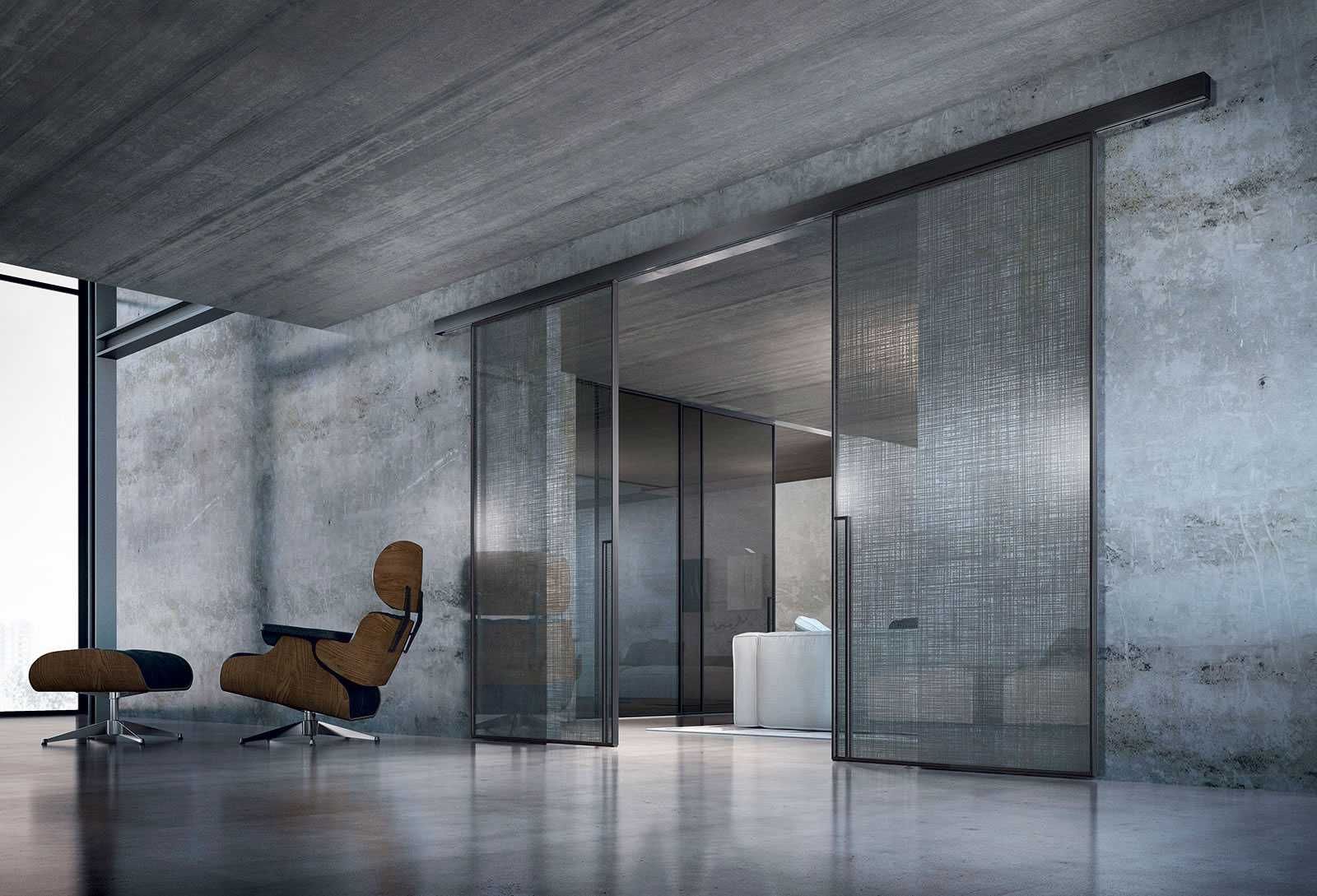 Стеклянные перегородки и двери в стиле LOFT