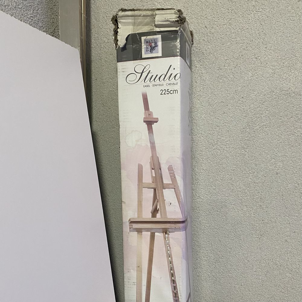 Șevalet studio din lemn 225 cm – The Wall Art, ca nou