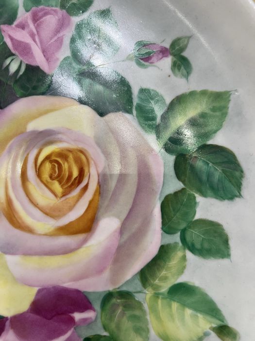 Тарелка авторская ссср . Живопись