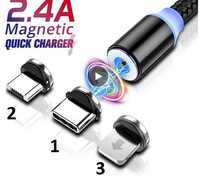 Светещи магнитни USB кабели за зареждане