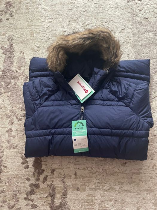 Vand geaca din puf Marmot , unisex, marimea L 8-12 ani arctic navy