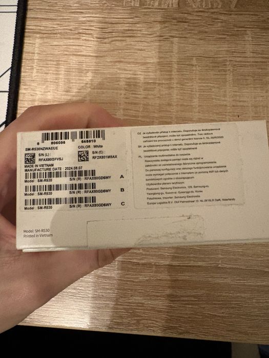 Casti samsung buds3 garantie pana 2028