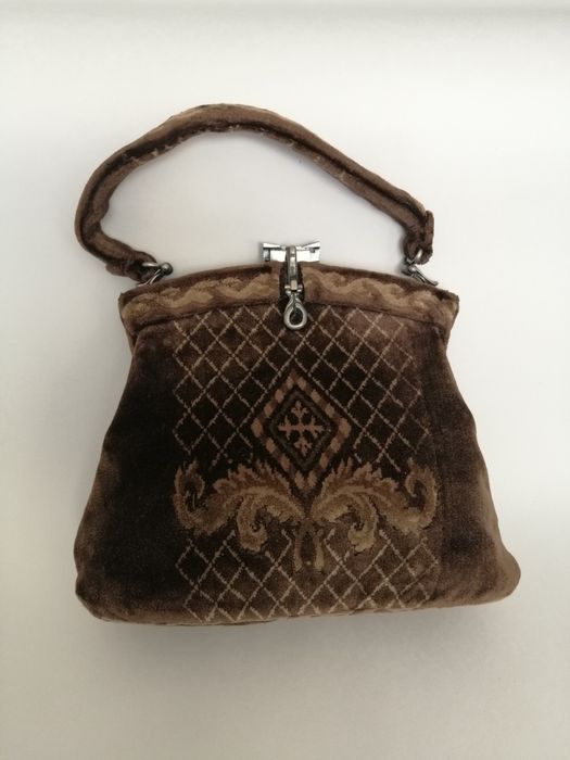 Geanta vintage catifea