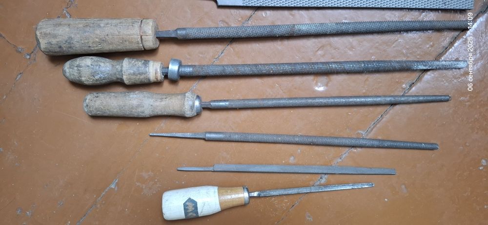 Напильники разных размеров