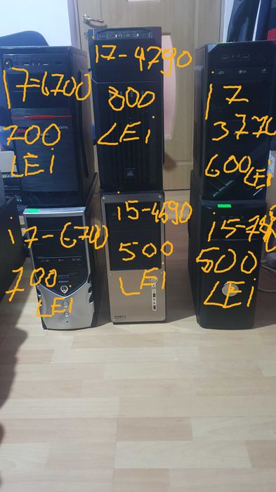 Lot Pc-uri I7 6700, I7 4790, I7 3770