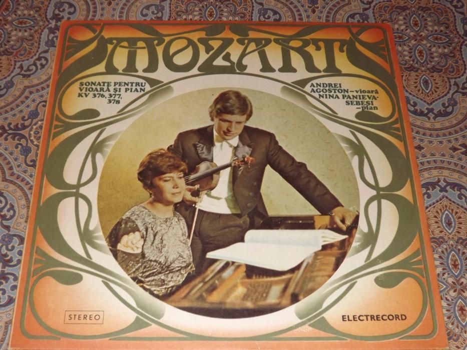 Vinil de colectie-W.A.Mozart-Sonate pentru vioara si pian