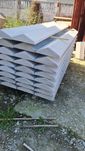 Capace/coame doua ape pentru soclu/fundatie de gard 200 x 25,30,35cm