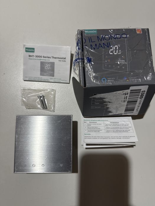 Termostat Wifi Smart MeanWell MMT1231 Tuya centrala,boiler,pardoseala