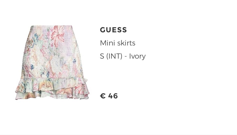 Къса пола Guess, чисто нова