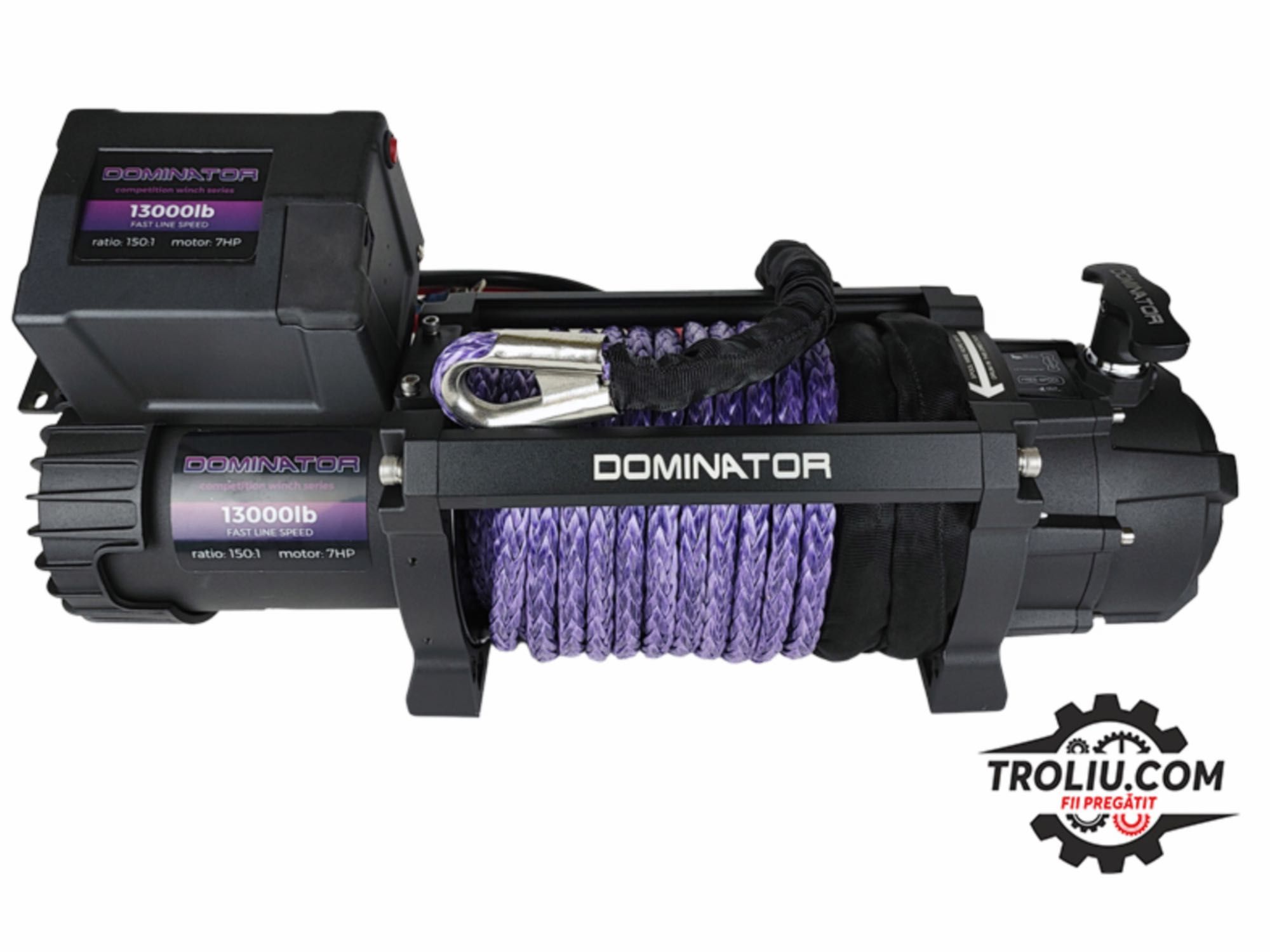 Troliu electric Dominator 13000 FLS sufa sintetica Rapid Off Road