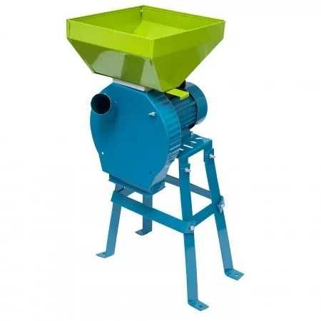 Moara electrica 4200W 4.2kW + suport metalic 4 site 10 saci cuva mare