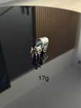 Brosa decorativa Vintage din Argint