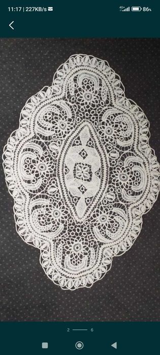 Macrame lucrate manual vechi