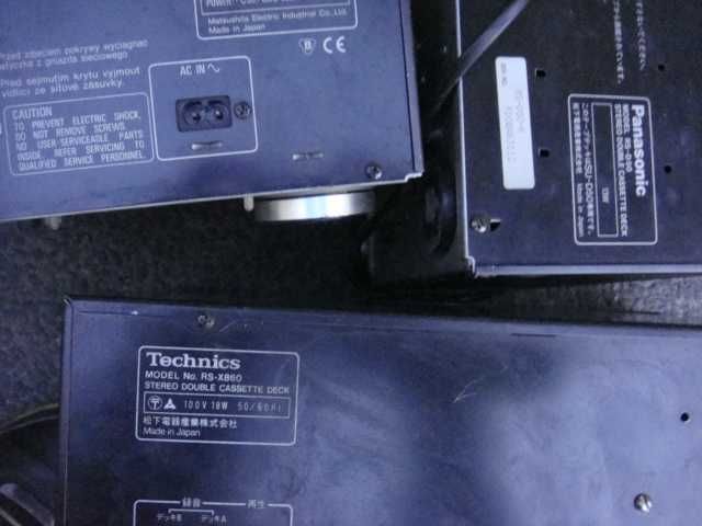 Кассетная дэка Technics RS-TR575 и Panasonic RS-D50500 Япония Оригинал