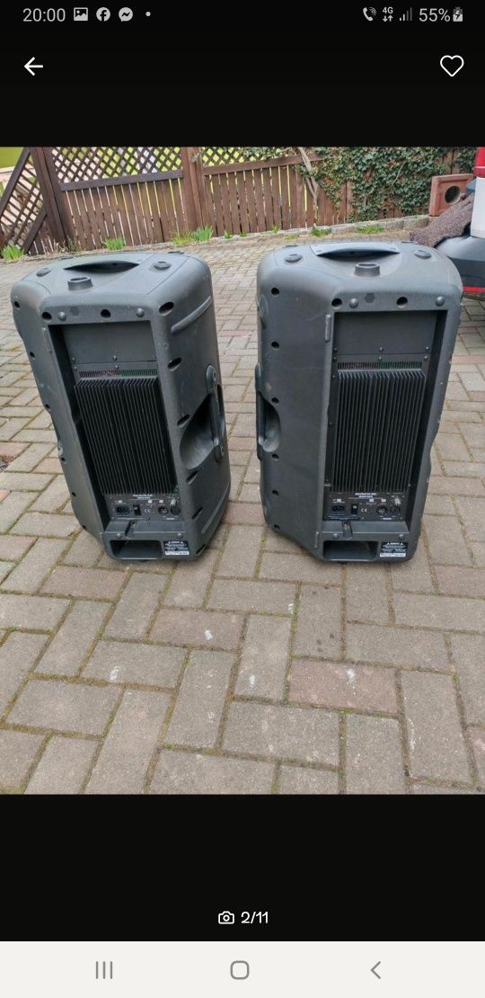 Boxe active Mackie Srm450v1 400w 12toli/mixer activ Soundcraft 600 2x3