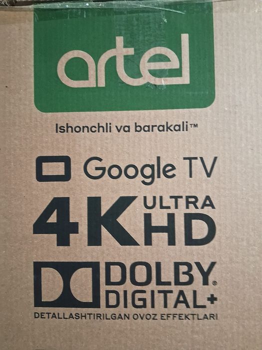 ARTEL smart 50 Google TV 4K ULTRA HD  каз рус Европа хам футбол канал