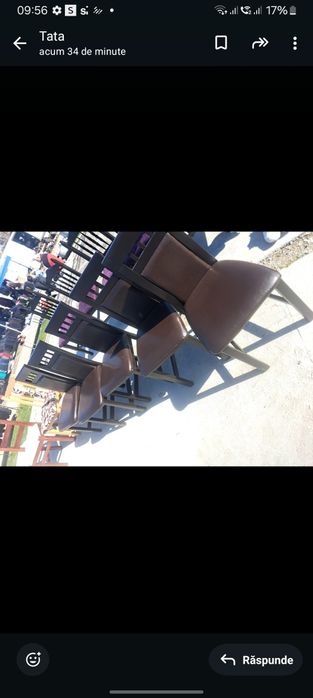 Scaune si mese producător,schimb cu cereale