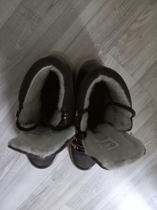 Pantofi ghete de iarna imblanite woden 37