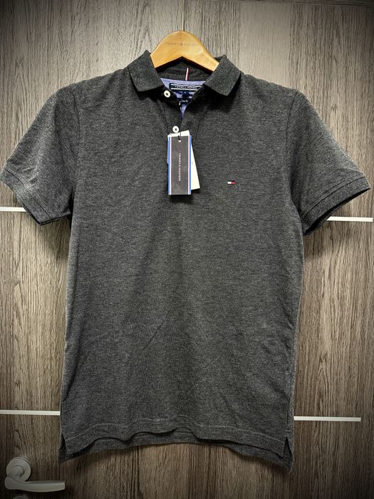 Tricou polo tommy hilfiger marimea s slim fit tricou tommy hilfiger