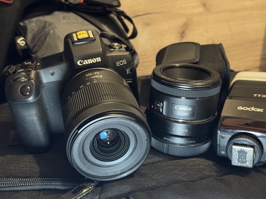 Canon EOS R + RF 24-105 + Blitz (TOTUL inclus în preț)
