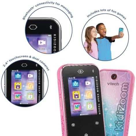 Играчка VTech KidiZoom Snap Touch за деца снимки игри музика Bluetooth