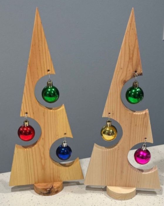 Дървени коледни декорации