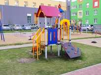 Детская площадка ROMANA 104.05. Горки Качели Карусели Лазы Качалки