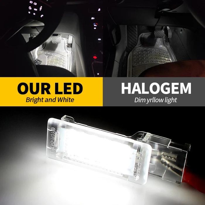 Плафони LED №5065-13 за интериор на автомобил за краката за VW Golf 5/
