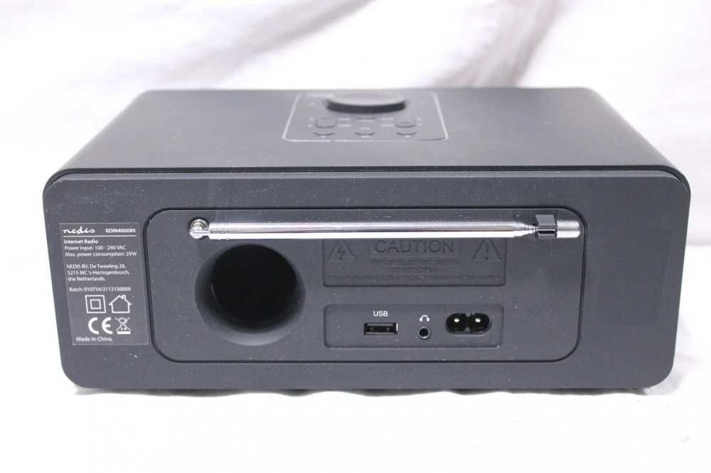 Aparat radio digital internet FM Nedis RDIN4000BK bluetooth WiFi 14W