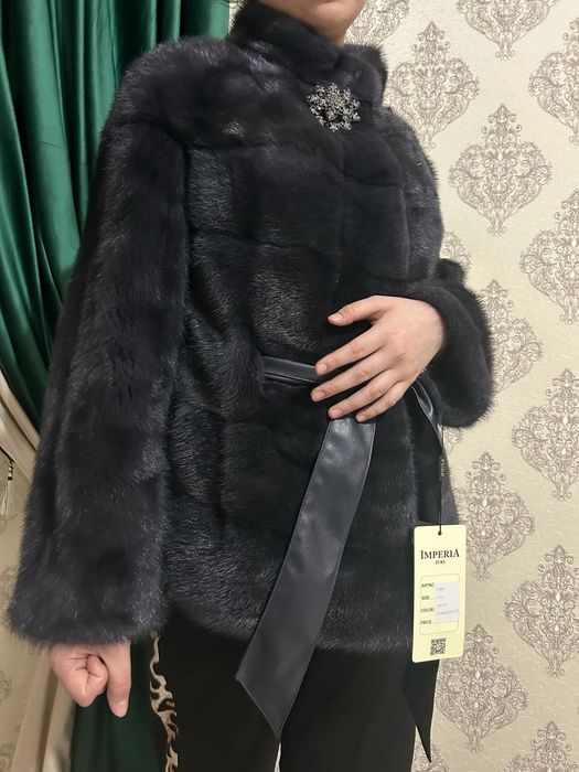 Норкавая Шуба  цвет графит