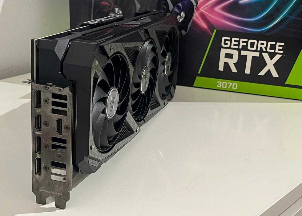 Placă Video ASUS ROG STRIX GeForce RTX 3070 8GB – Ca Nouă!