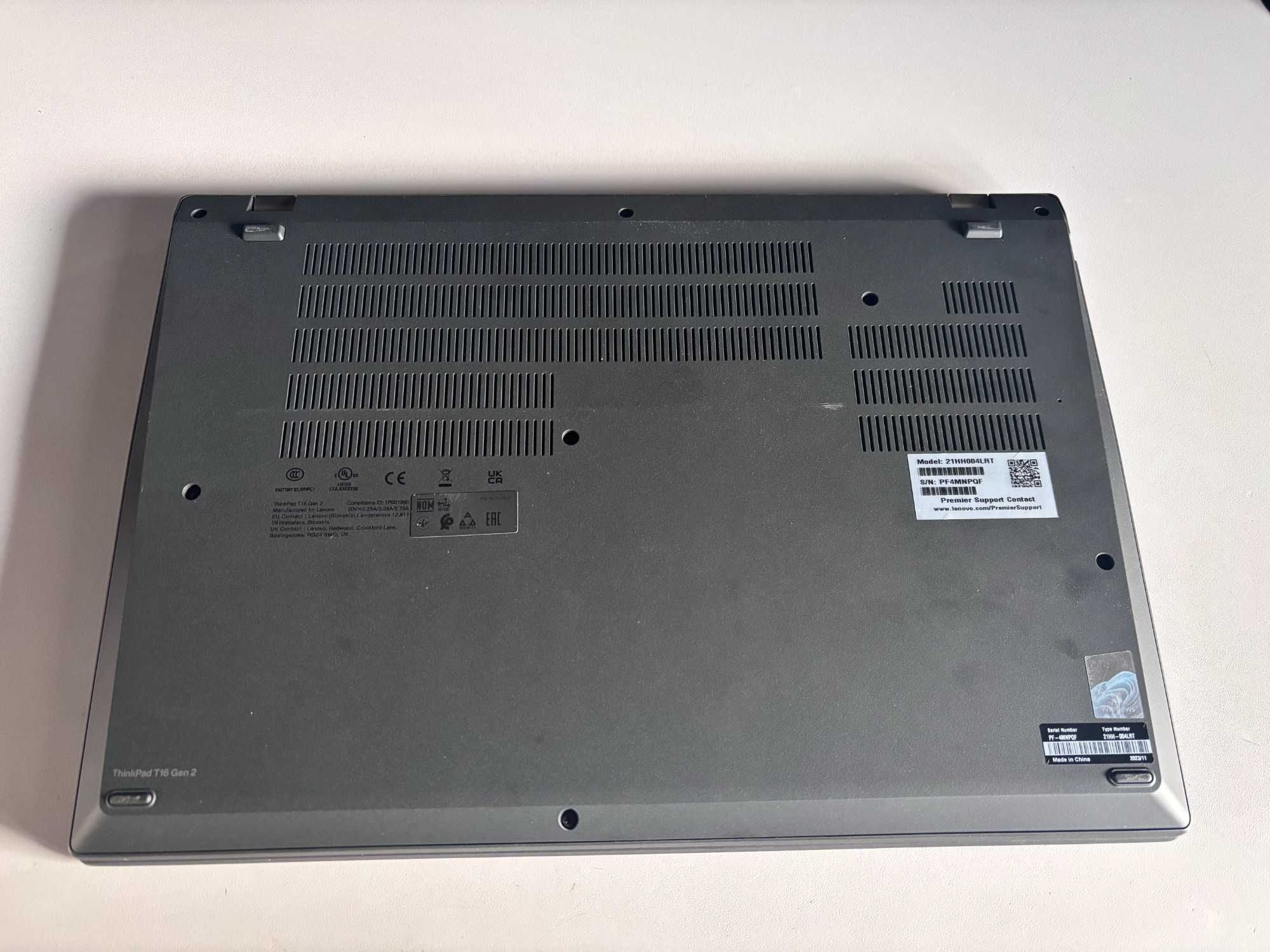 Thinkpad T16 Gen2. i5-1335u. Ram 16gb DDR 5-5600. ssd pci e 512гб