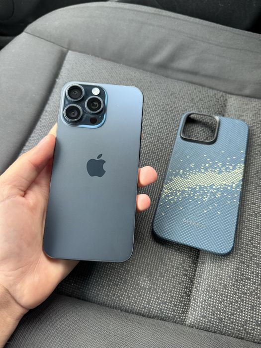 Vand iPhone 15 PRO MAX 512 GB Blue Titanium OFERTA