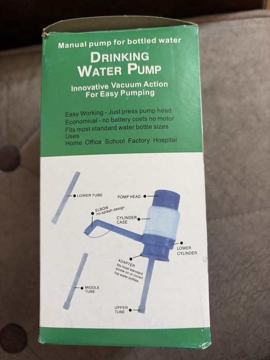 Ручная помпа для воды 10л